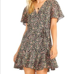 Counting Petals Cotton Mini Dress